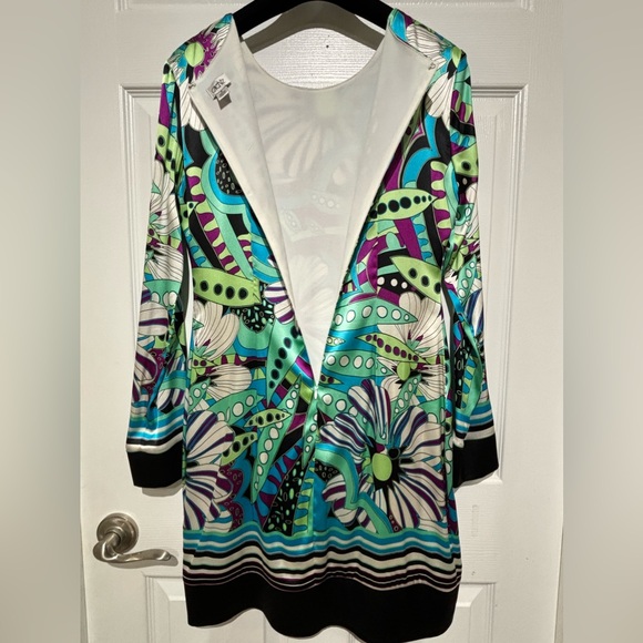 Cache Silk Dress Size 4 - Picture 5 of 9